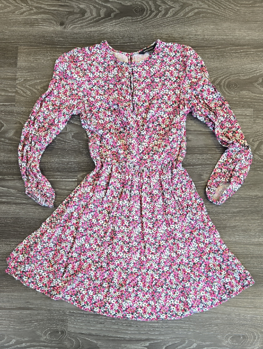 Banana Republic Pink Floral Dress size 0P petite